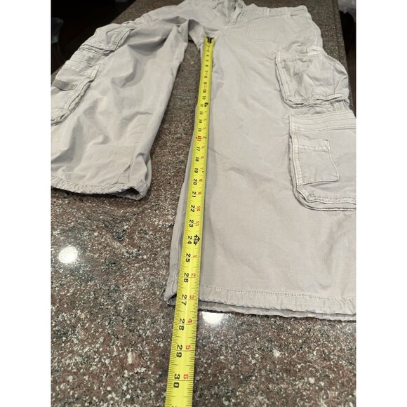 American Eagle skater skater Wide Leg‎ Baggy Size 10 Cargo stretchy cargo gray - Picture 16 of 16